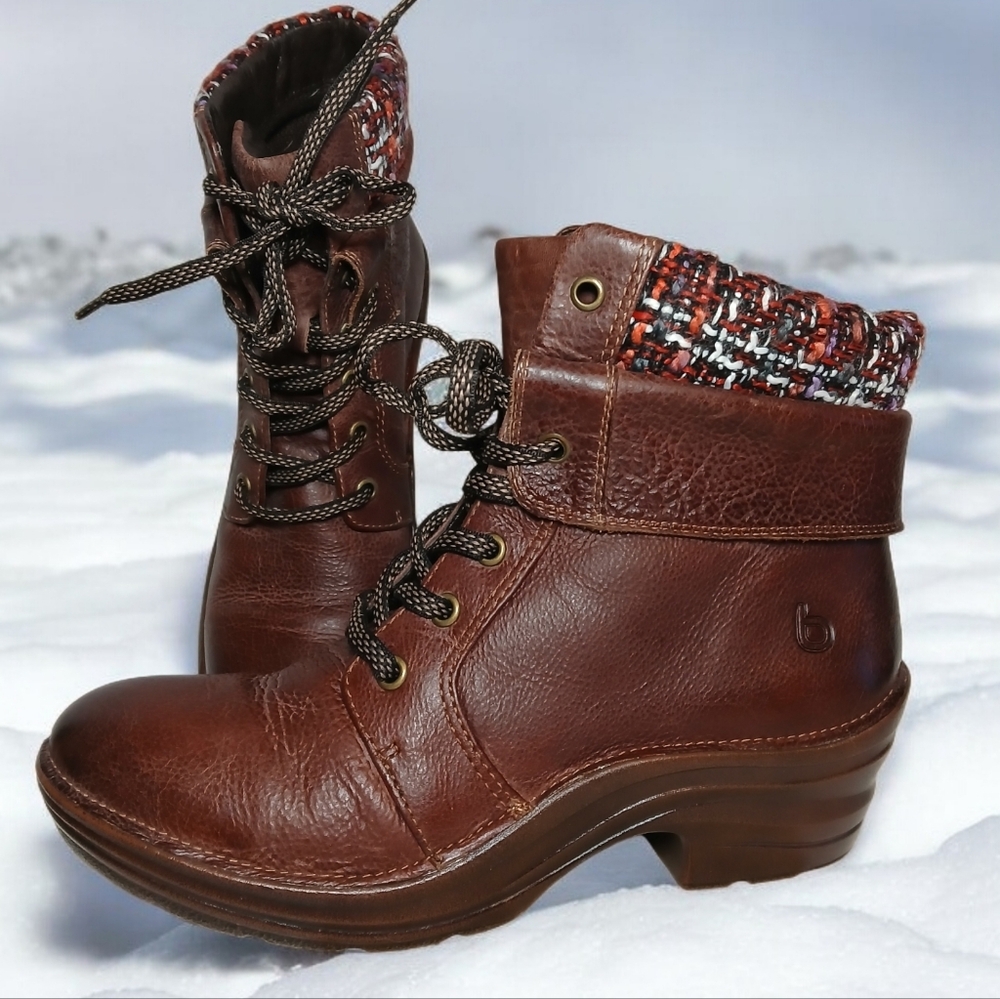 NWOB BIONICA  Romulus Hiker Ankle Boot Burnished Brown Size 8.5